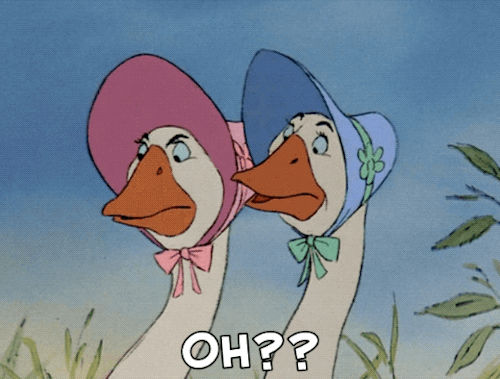 Aristocats Geese saying Oh?